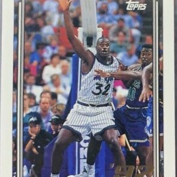 1992-93 SHAQUILLE ONEAL ROOKIE DRAFT PICKS TOPPS #362 MINT !! - Picture 1 of 4